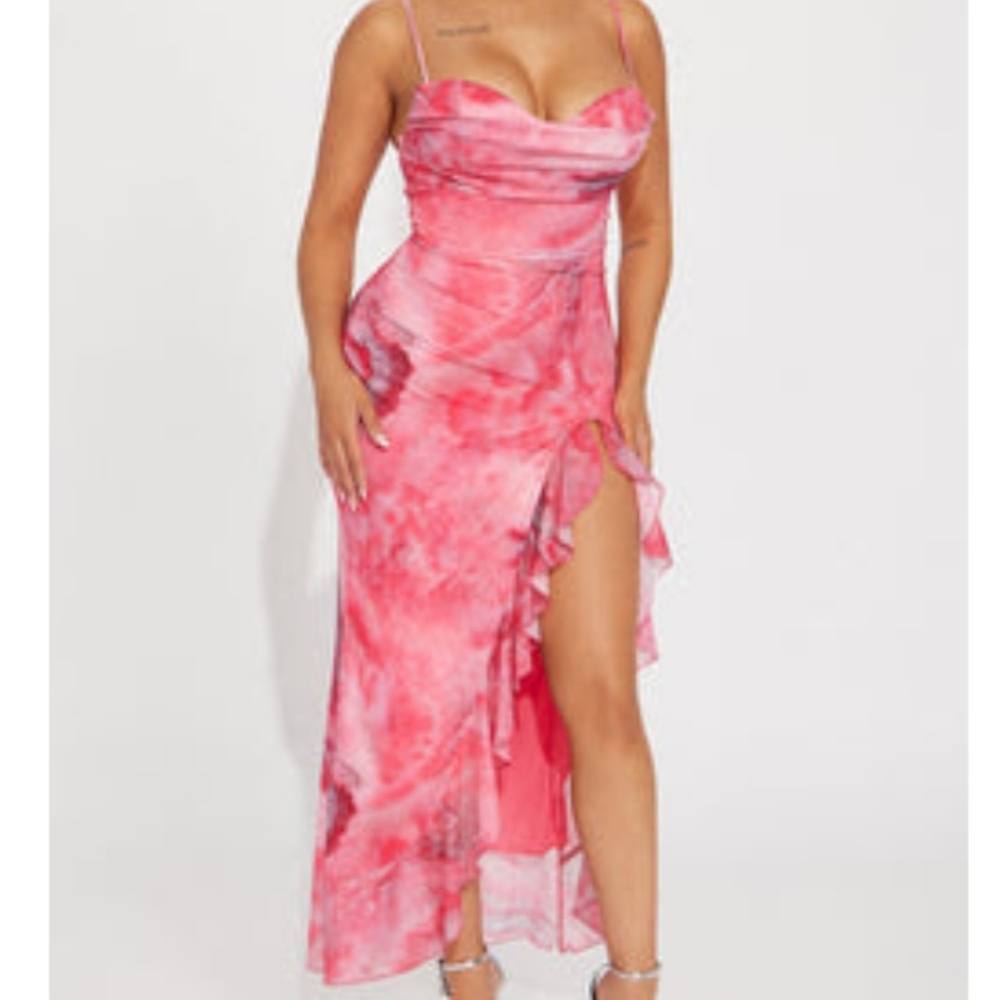 Bianca Abstract Maxi Dress